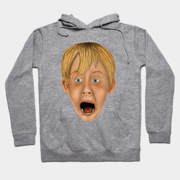 Kevin McCallister Face Hoodie by MovieFunTime